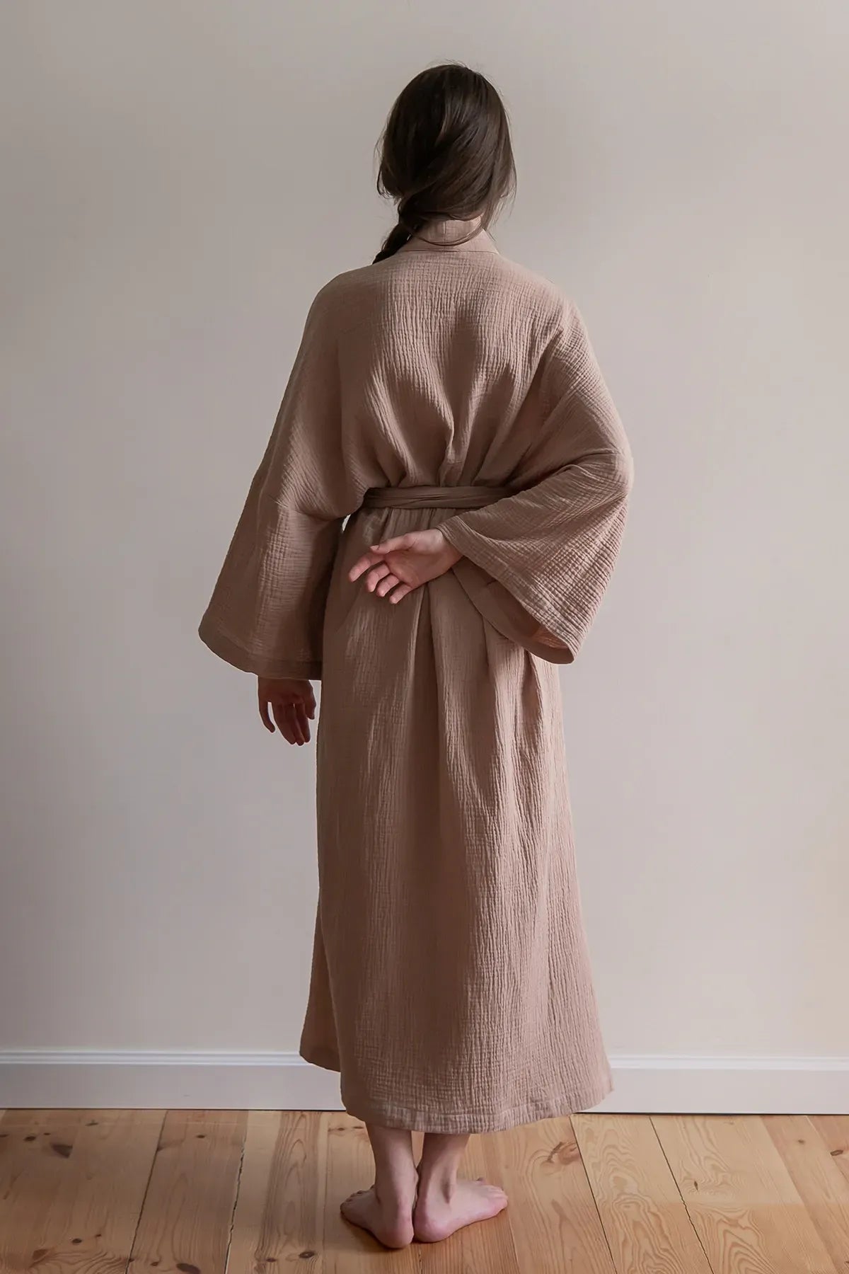 Халат из муслина Latte ML0035-01-04