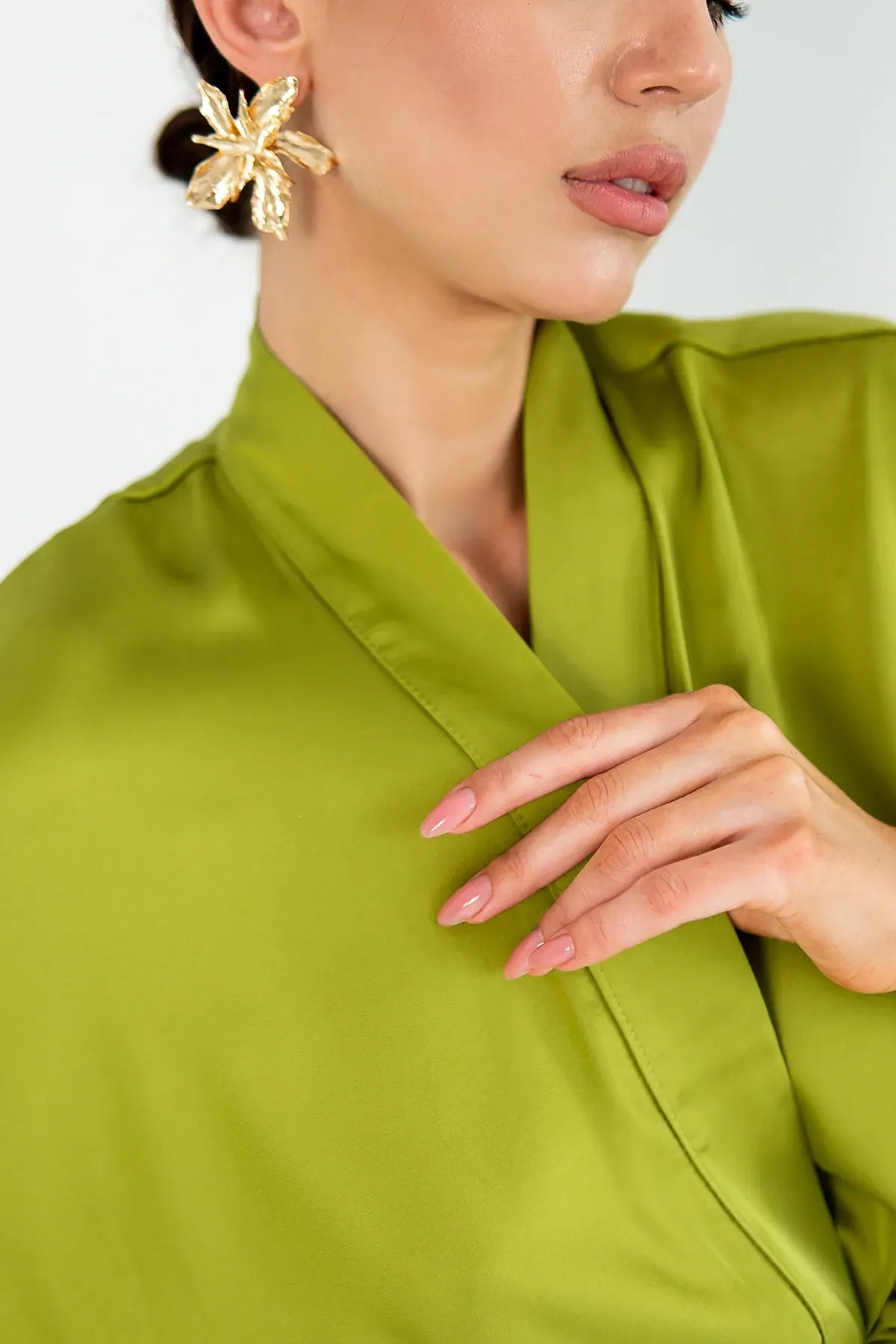 Шелковый халат-кимоно Mustang SH0035-21-04