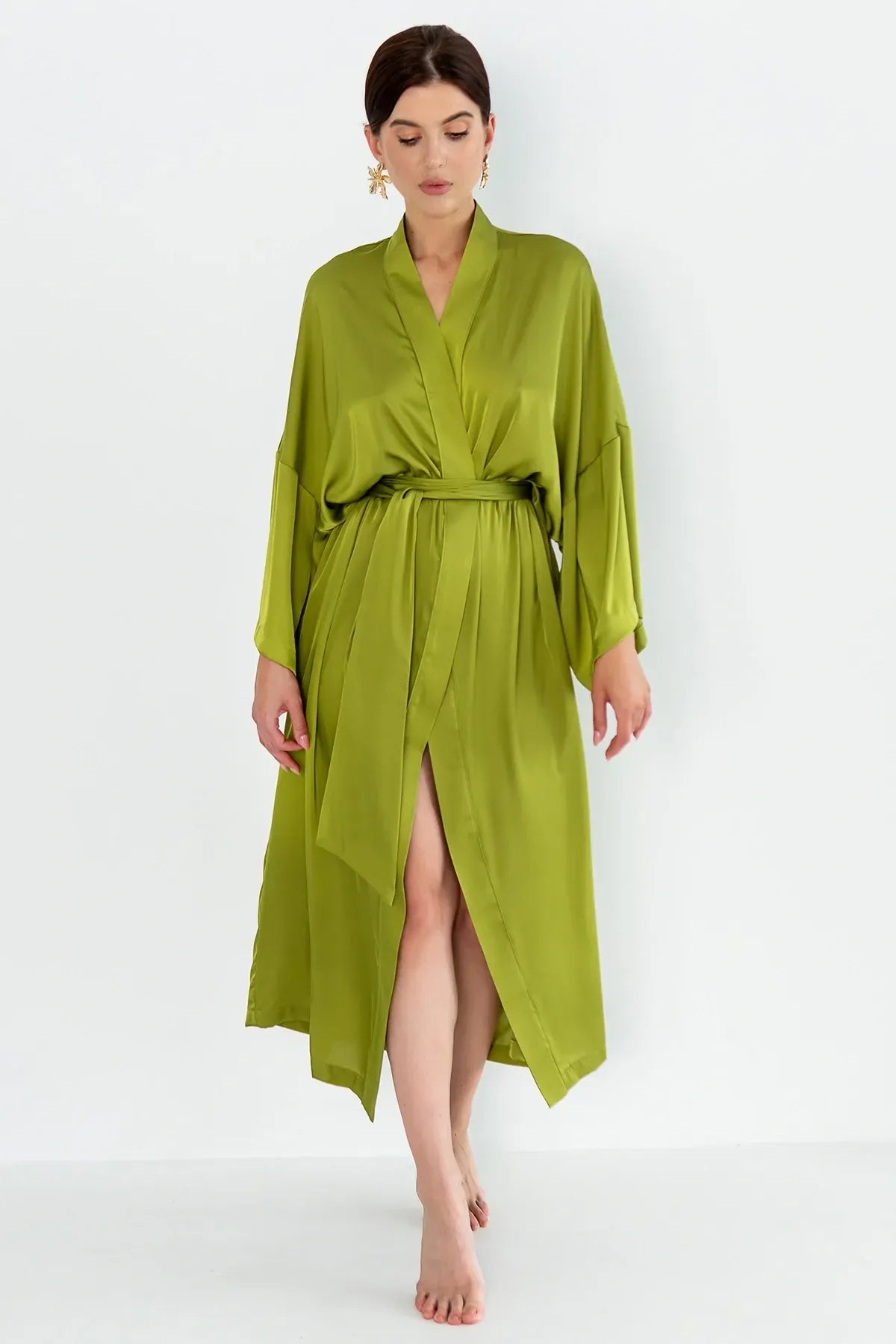 Шелковый халат-кимоно Mustang SH0035-21-04