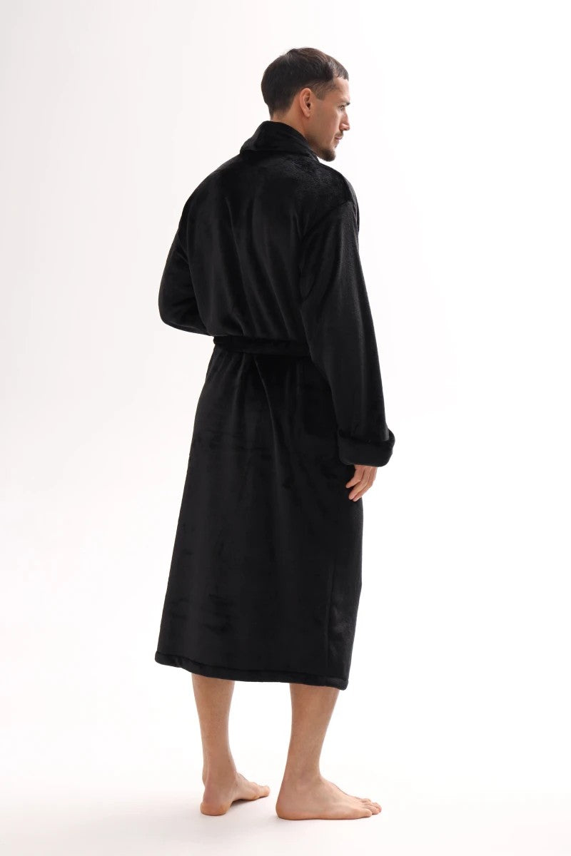 Чоловічий халат з велсофту 25175