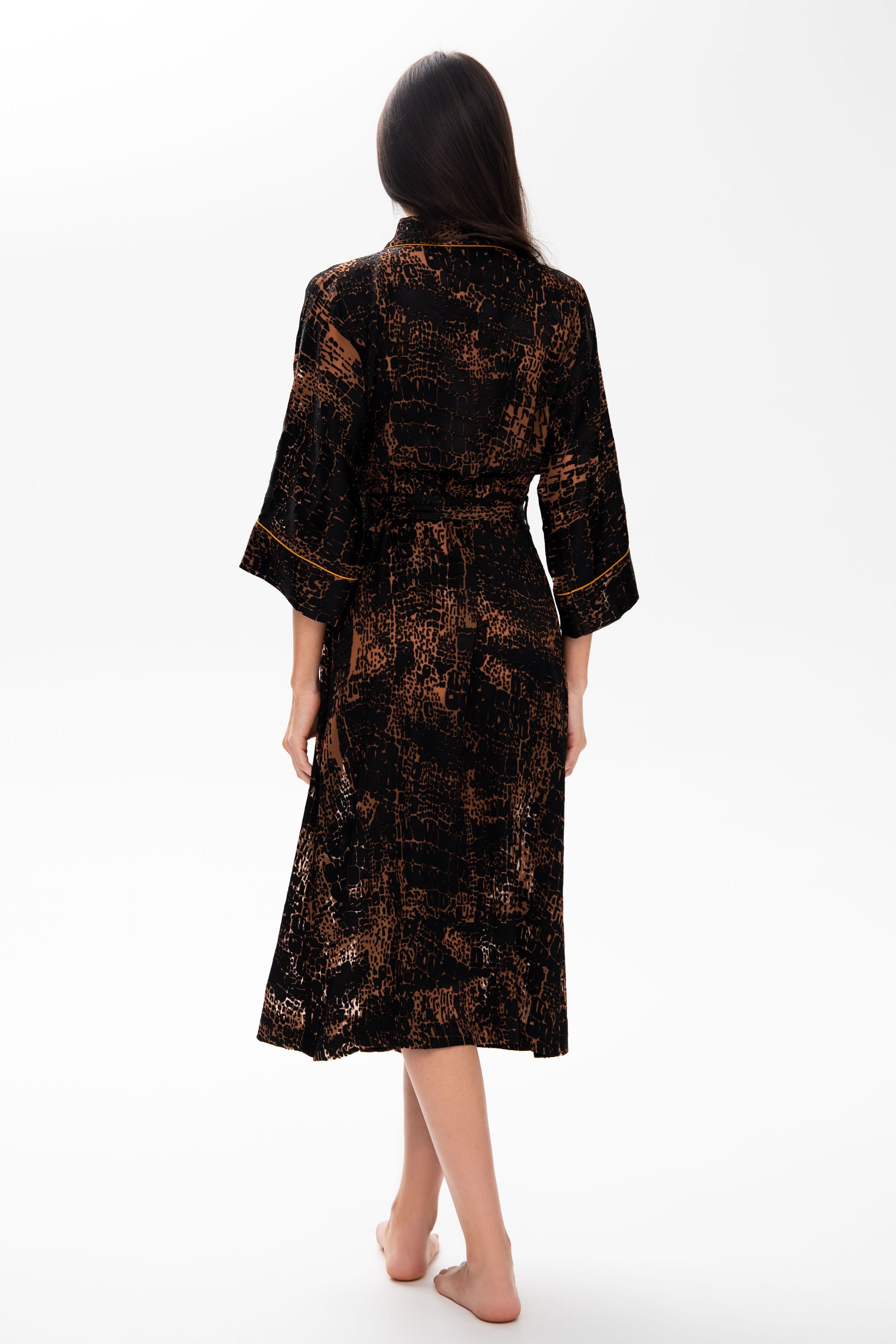 Полупрозрачный халат Савана 25116