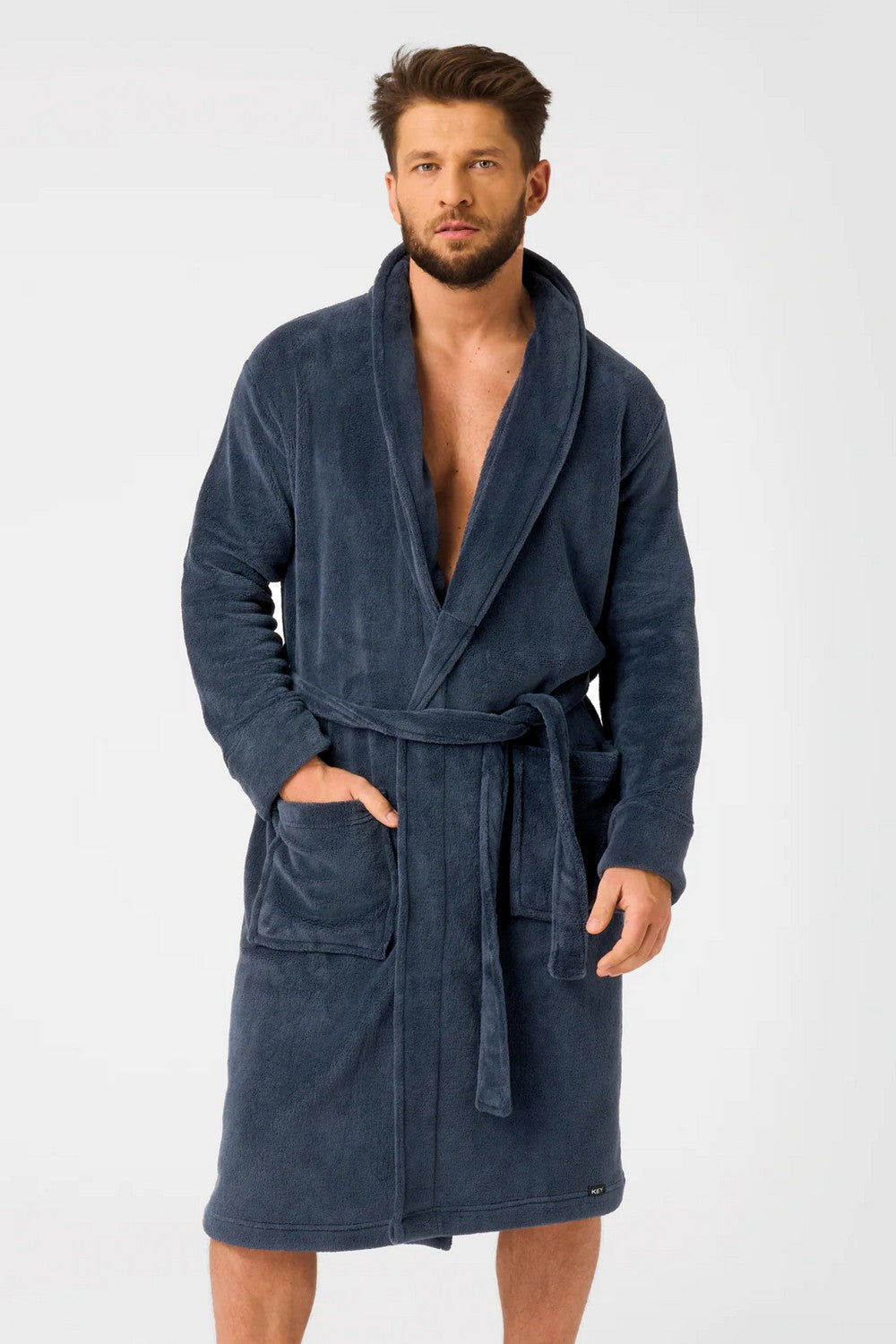 Мужской халат MGL 255 blue