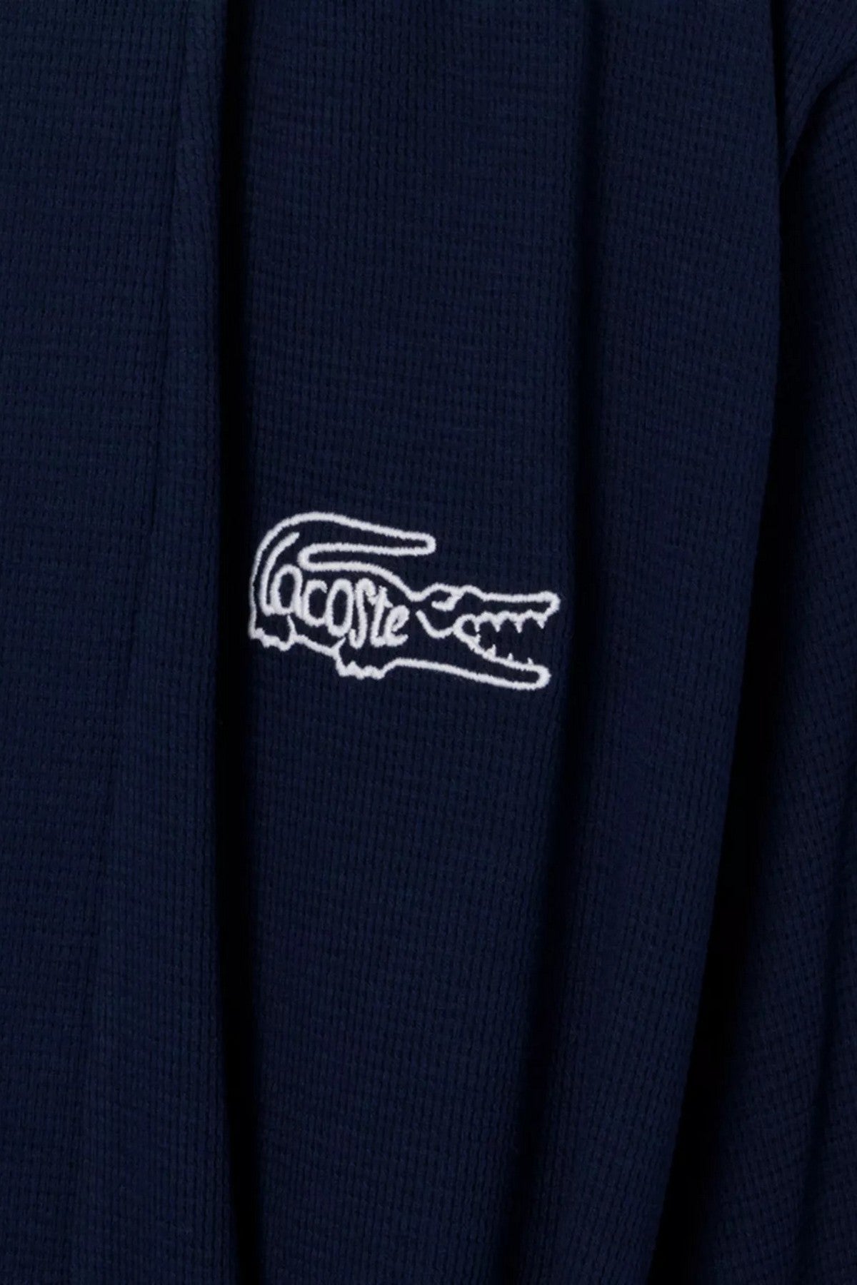 Чоловічий халат 382511627 blue Lacoste вшивка