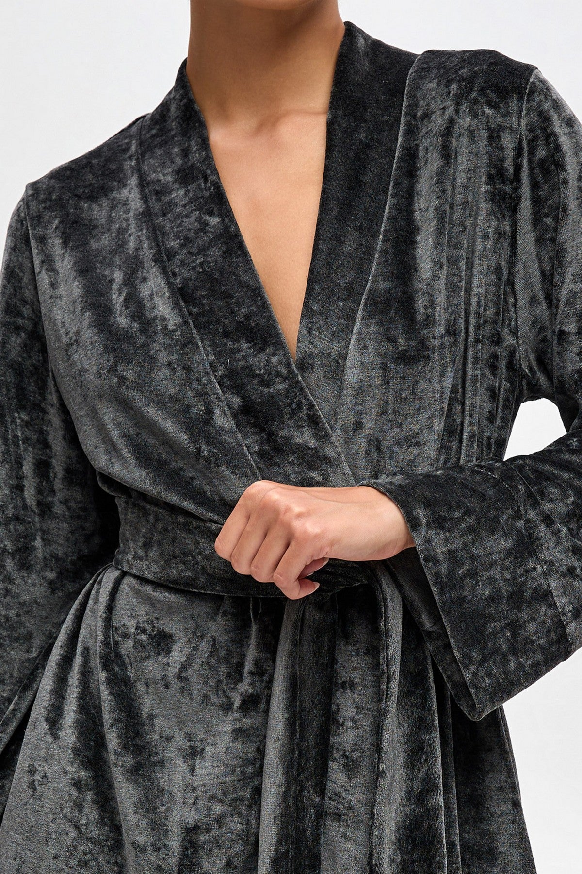 Велюровый халат 1822/80008