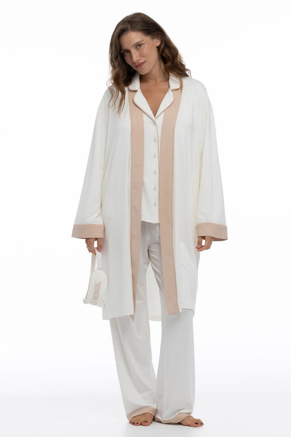 Халат з бамбука 251207-17 Classy Morning unbleached cotton