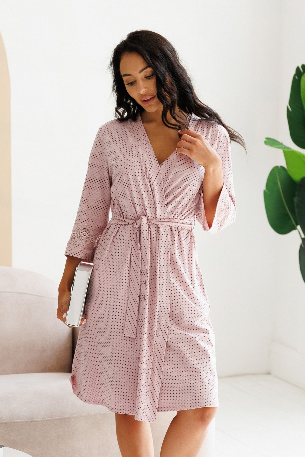 Хлопковый халат 1368/16717