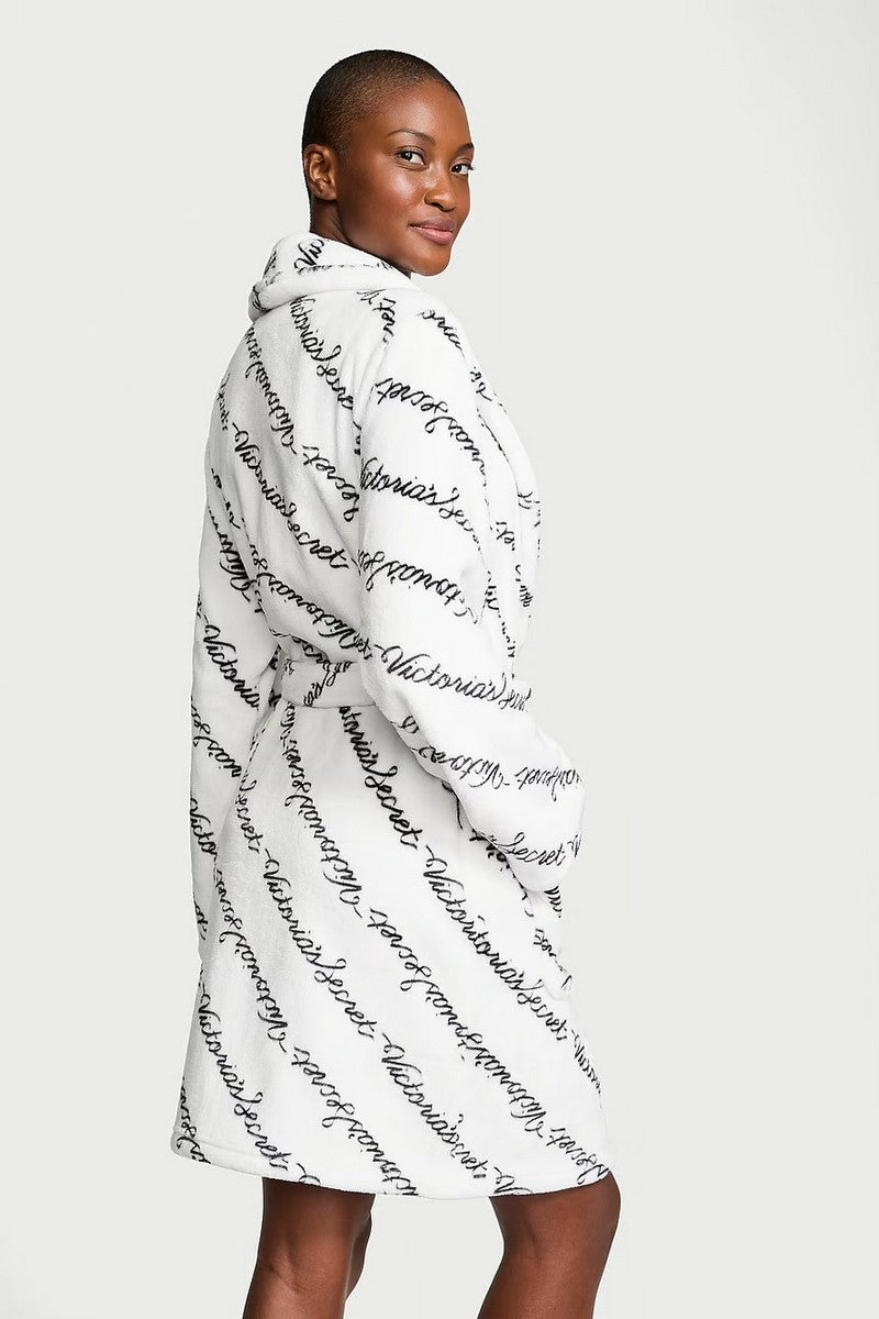 Плюшевый халат 989922222 white