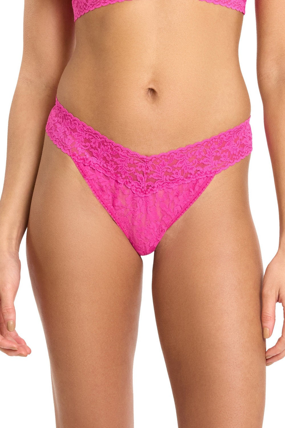 Кружевные трусики стринг 4811P Signature Lace marmalade