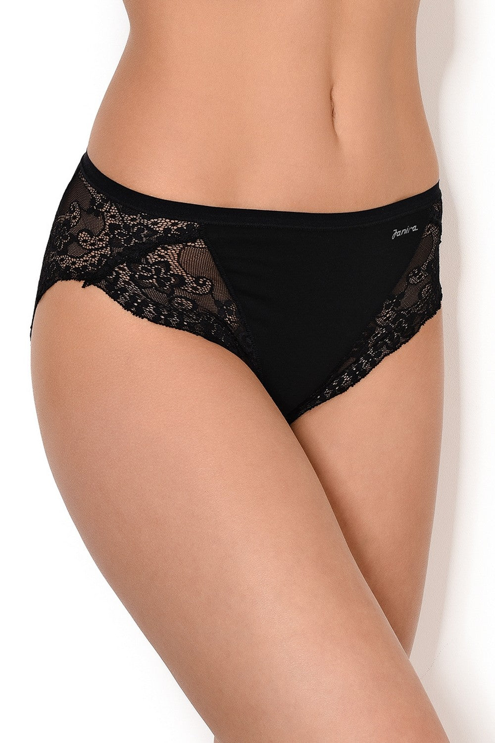 Бавовняні трусики сліпи з мереживом 31689 Milano