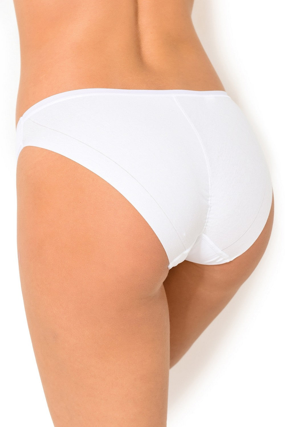 Бесшовные трусики слип из хлопка 31860 cotton band