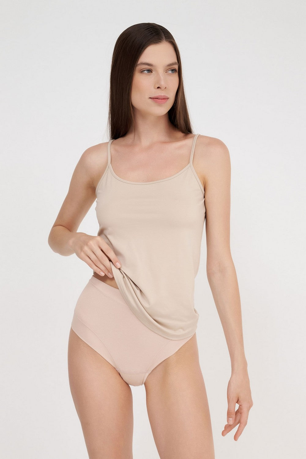 Бесшовные трусики слип из хлопка 31863 cotton band