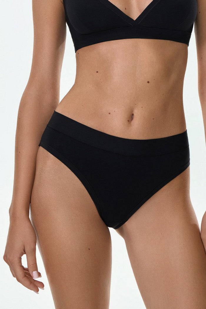 Хлопковые трусики слип 5303 Isabell black