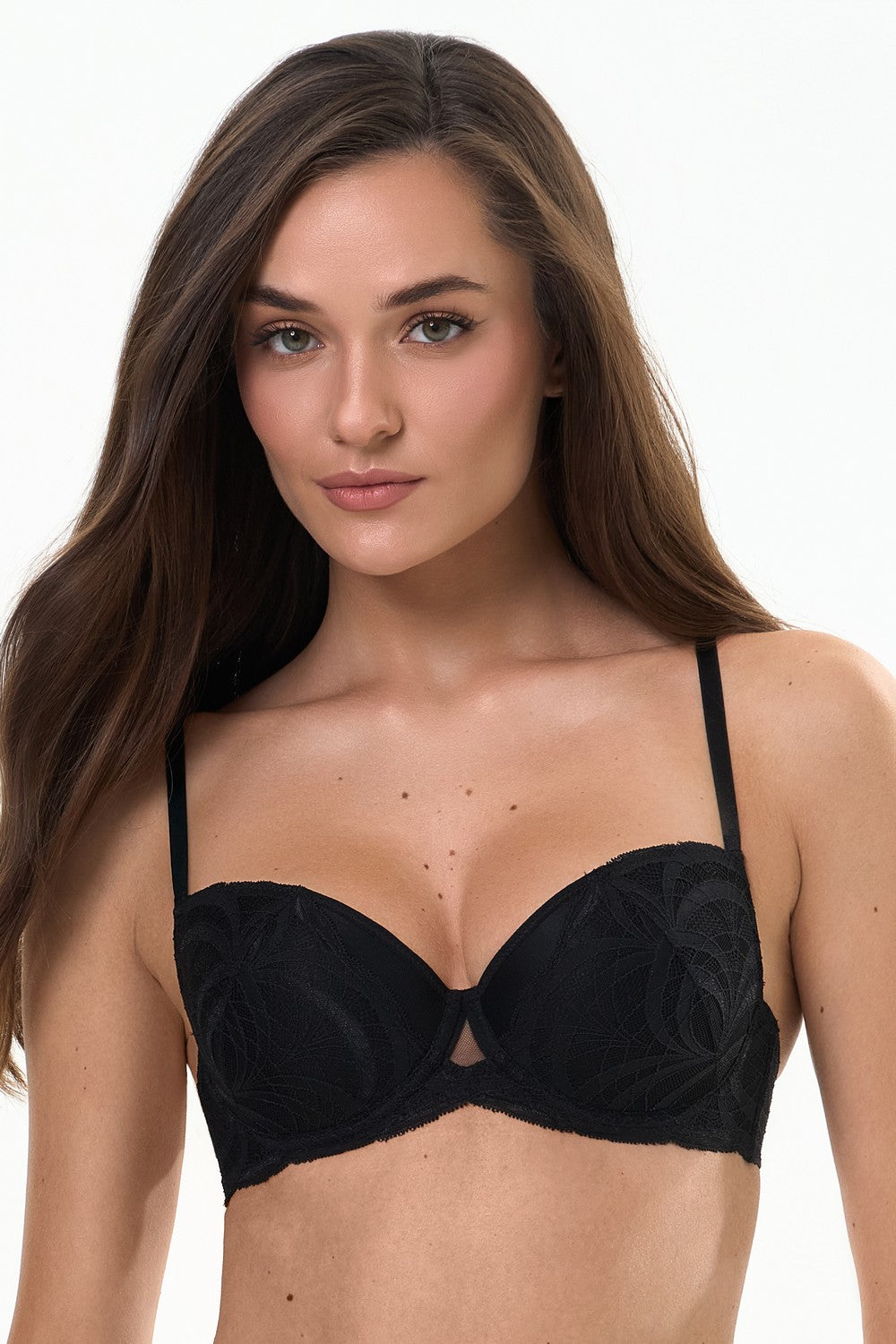 Бюстгальтер із щільними чашками 1115/57 Adry black Jasmine lingerie