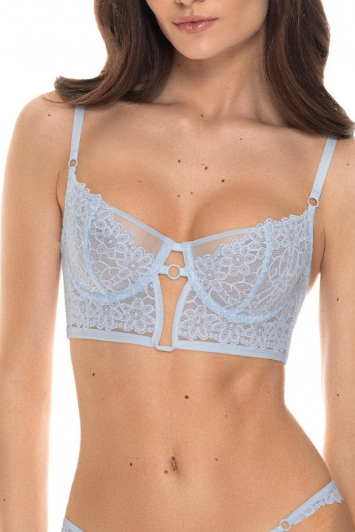 Кружевное бюстье с мягкими чашками 1468/76 Elif blue