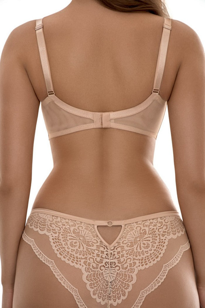 М'який бюстгальтер на кісточках 1494/37 Soly beige Jasmine lingerie спина