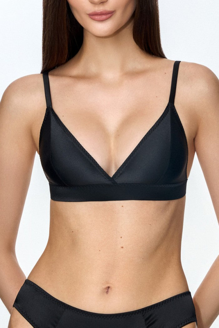 Бралет без кісточок 1623/84 Elli black Jasmine lingerie