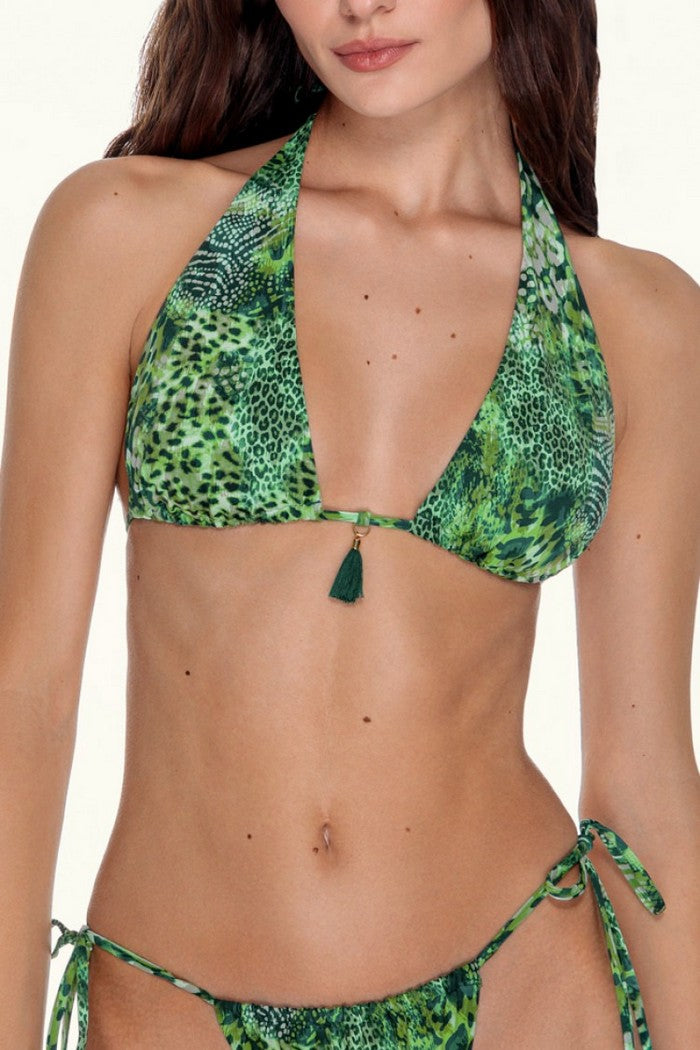 Купальный бюстгальтер с завязками 6353/65 Zoie green