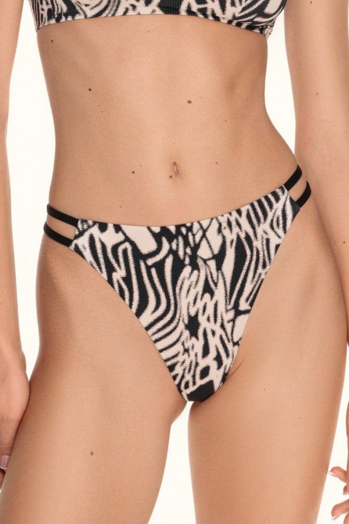 Купальные плавки стринг 6477/68 Selia beige/black