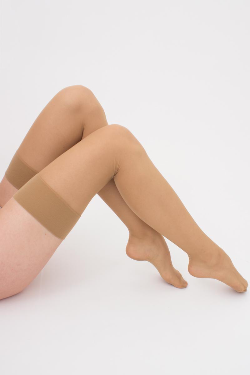 Класичні панчохи під пояс з гладкою коронкою Segreto 20 den