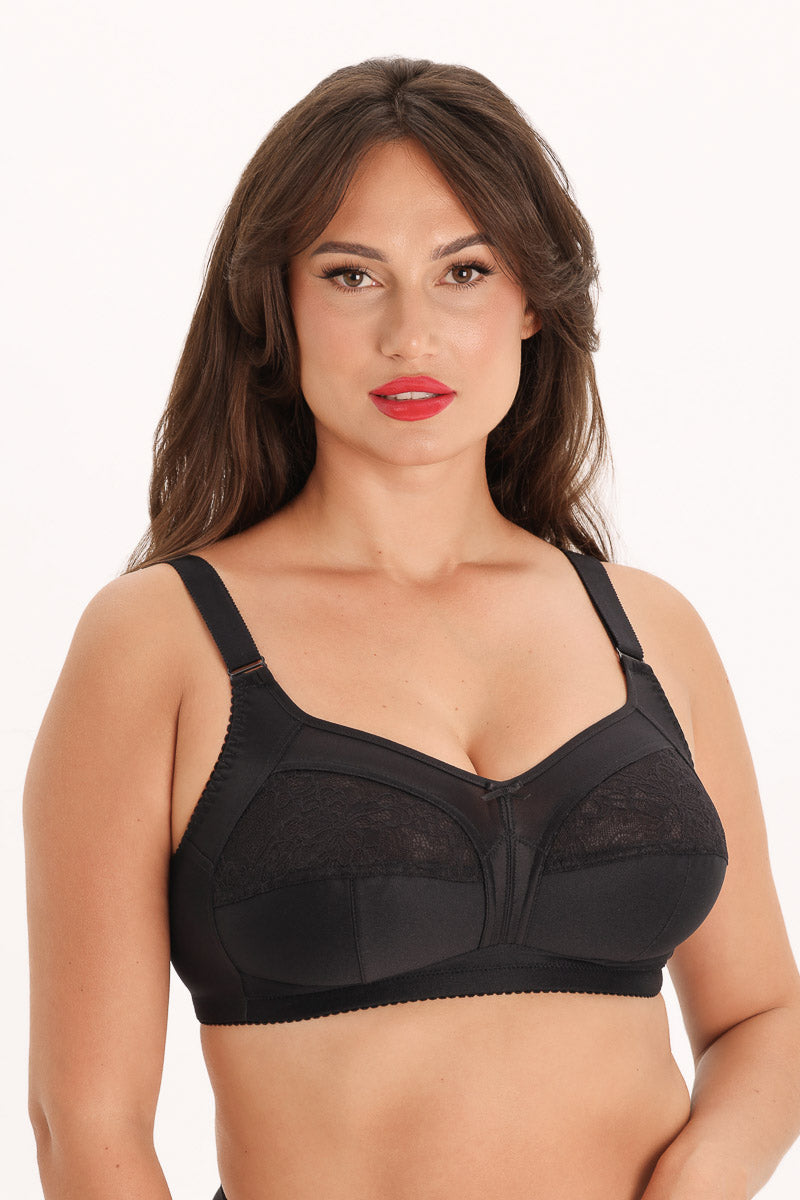 Мягкий бюстгальтер без косточек Melanka 5233 black