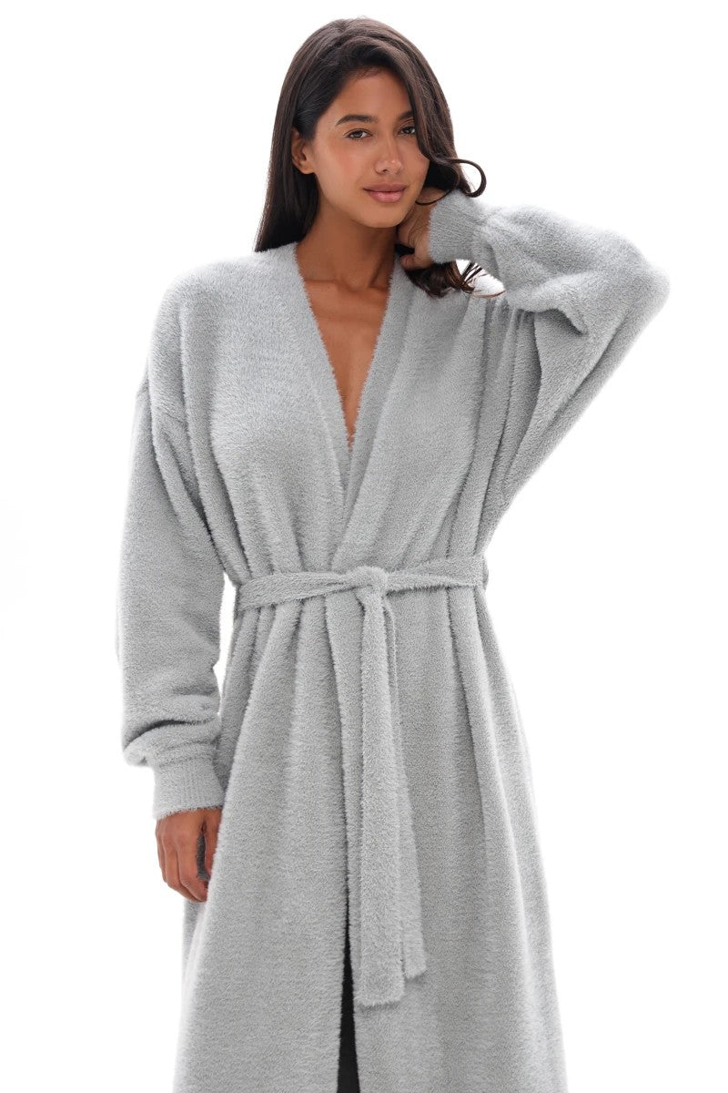 Вязаный кардиган 25100 Pearl Gray