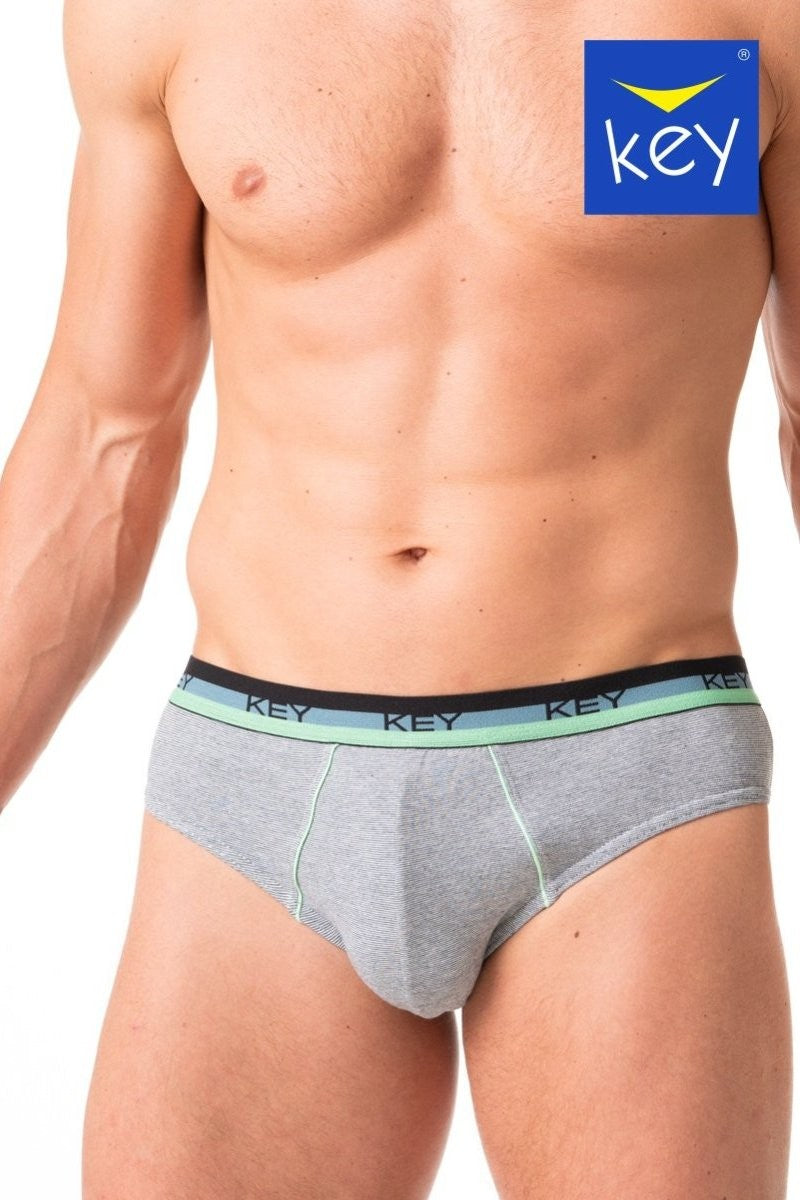 Мужские трусы слип MPP 188 A24 (2 шт.) black/gray