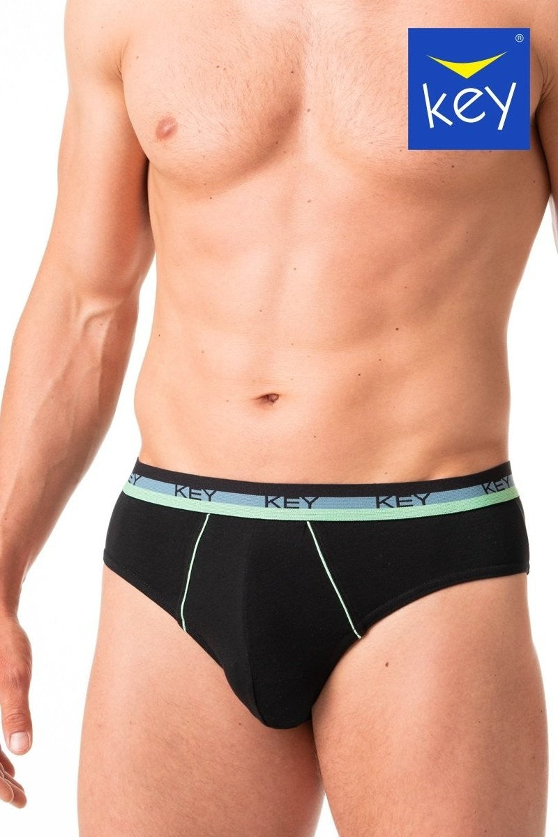 Мужские трусы слип MPP 188 A24 (2 шт.) black/gray