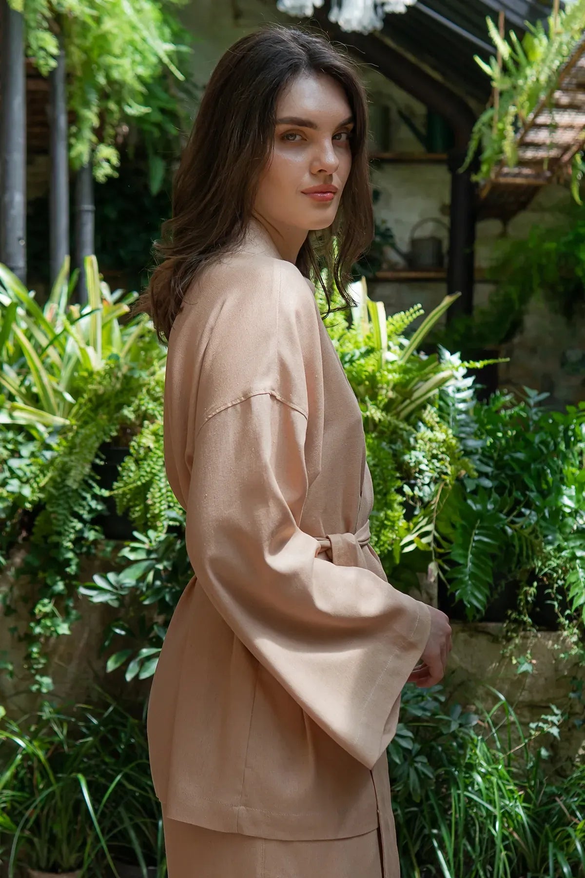 Льняное кимоно Rachel LN0071-20-60