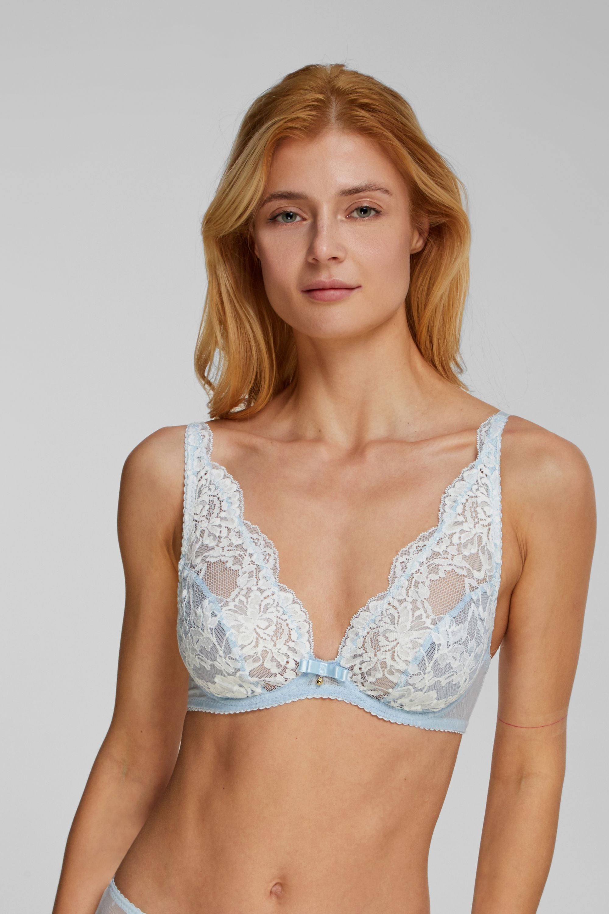 Кружевной бюстгальтер Nature Soul 3212.00.03 white/blue