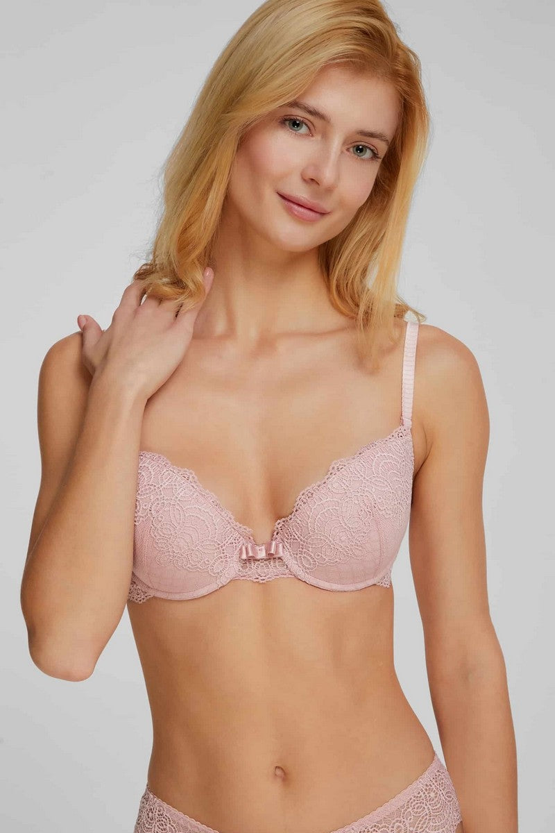 Бюстгальтер пуш-ап с кружевом 3470.00.01 Memory Greta rose