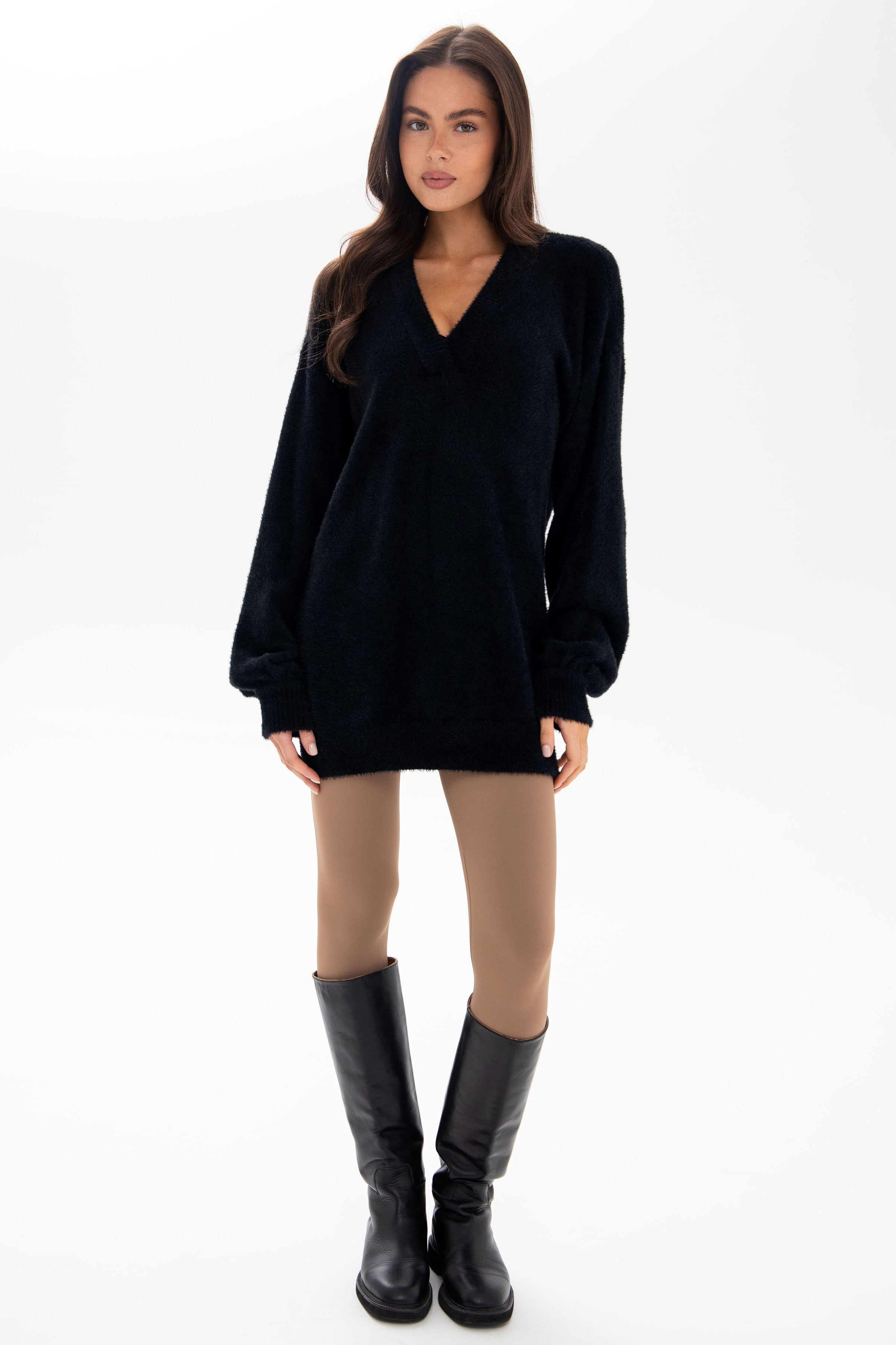 Вязаная туника 25123 Black Onyx