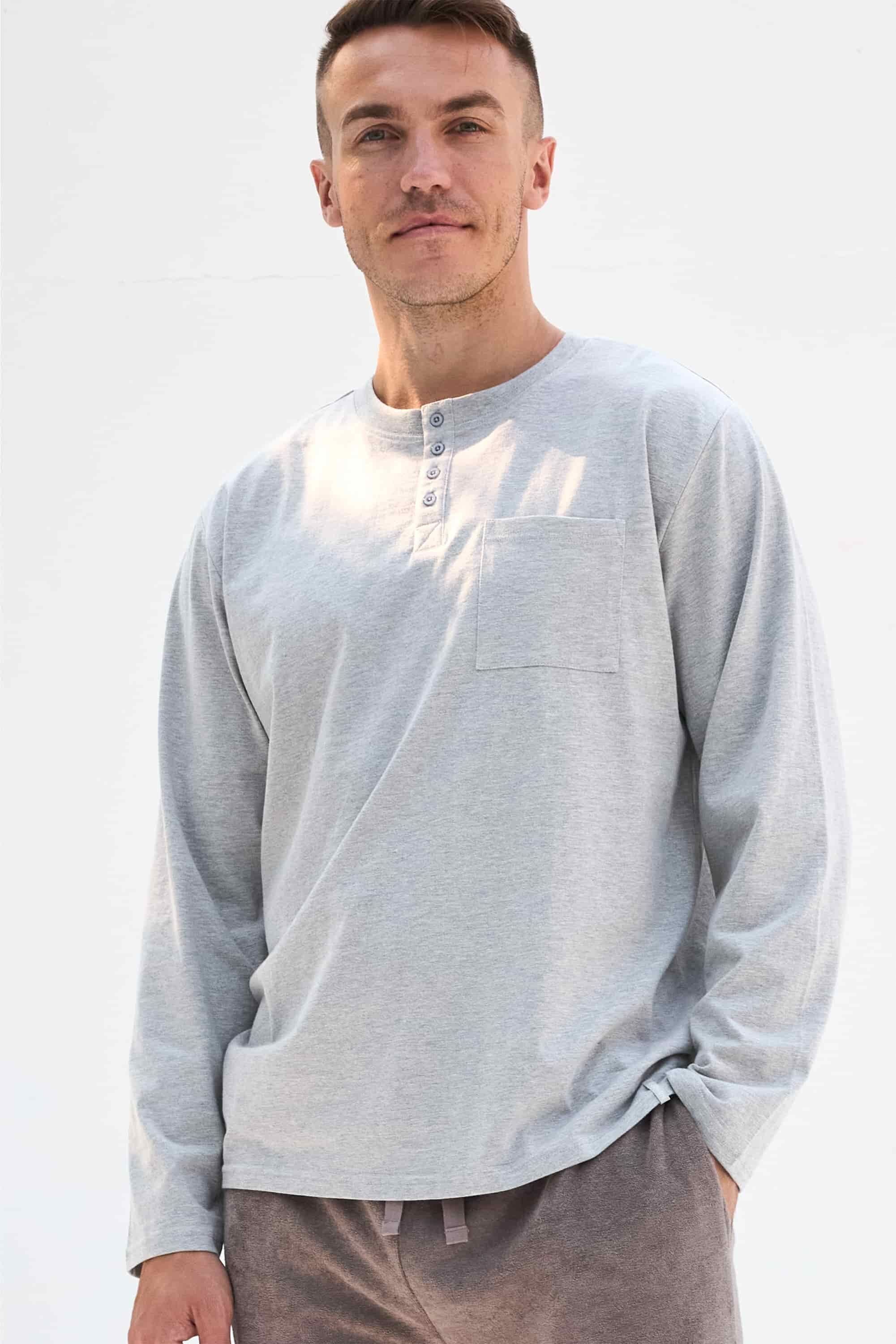 Мужской лонгслив МH340-03 Oslo melange