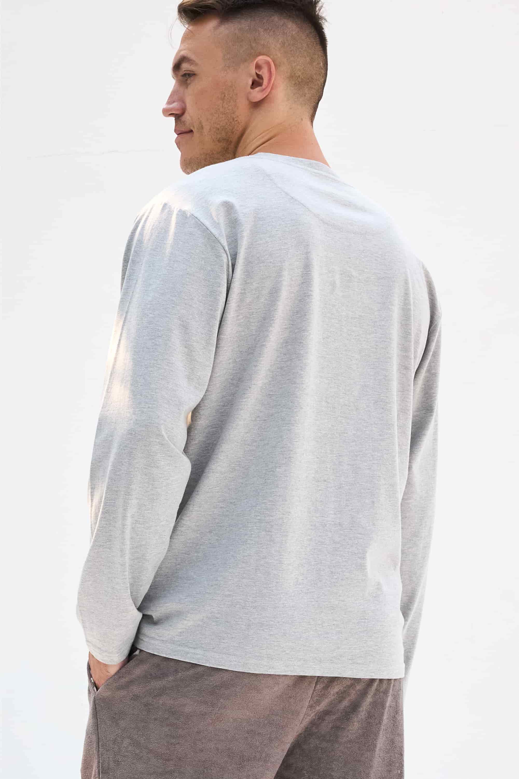 Мужской лонгслив МH340-03 Oslo melange
