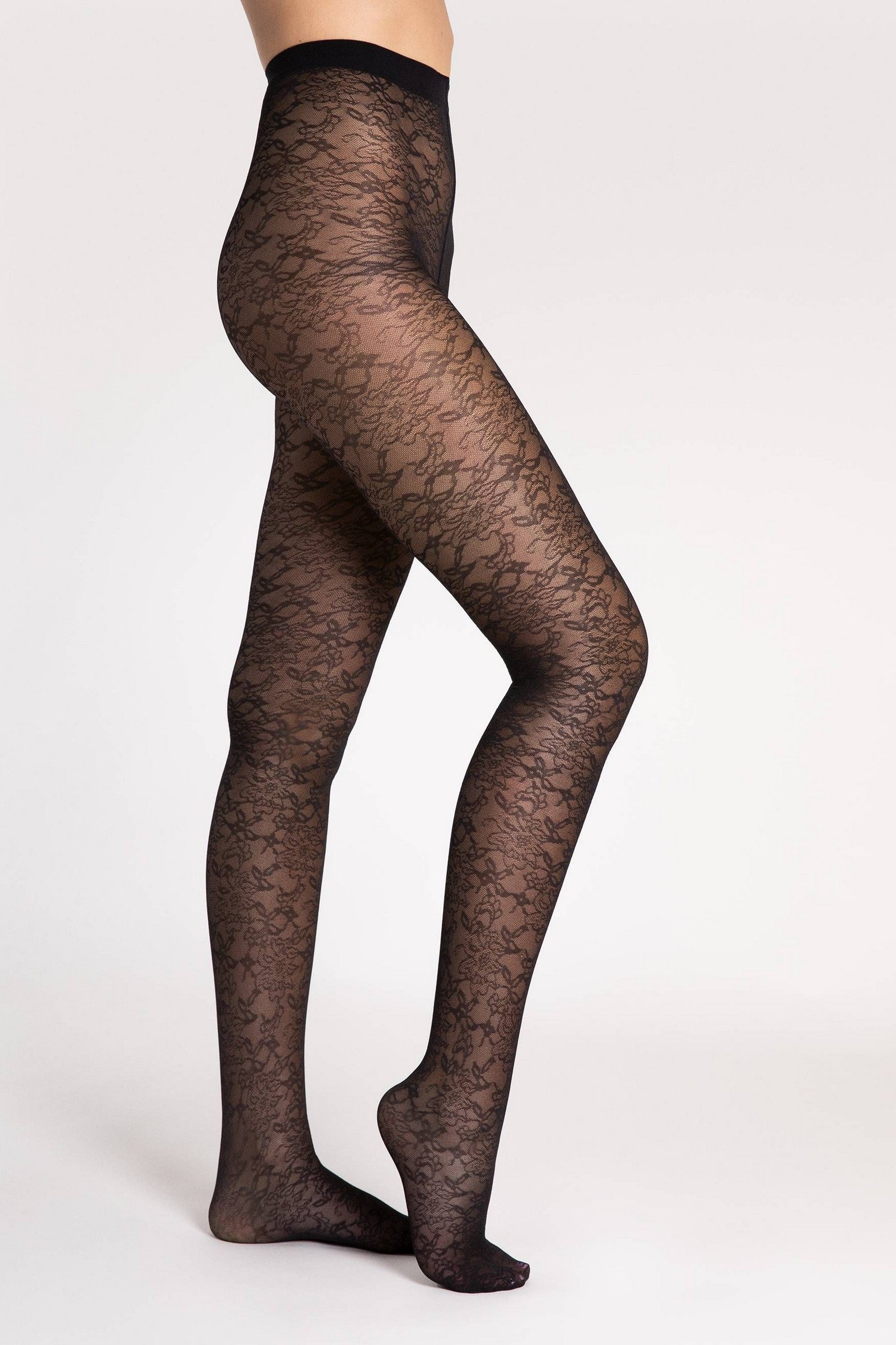 Колготки с имитацией кружева Ariel G6085 30d
