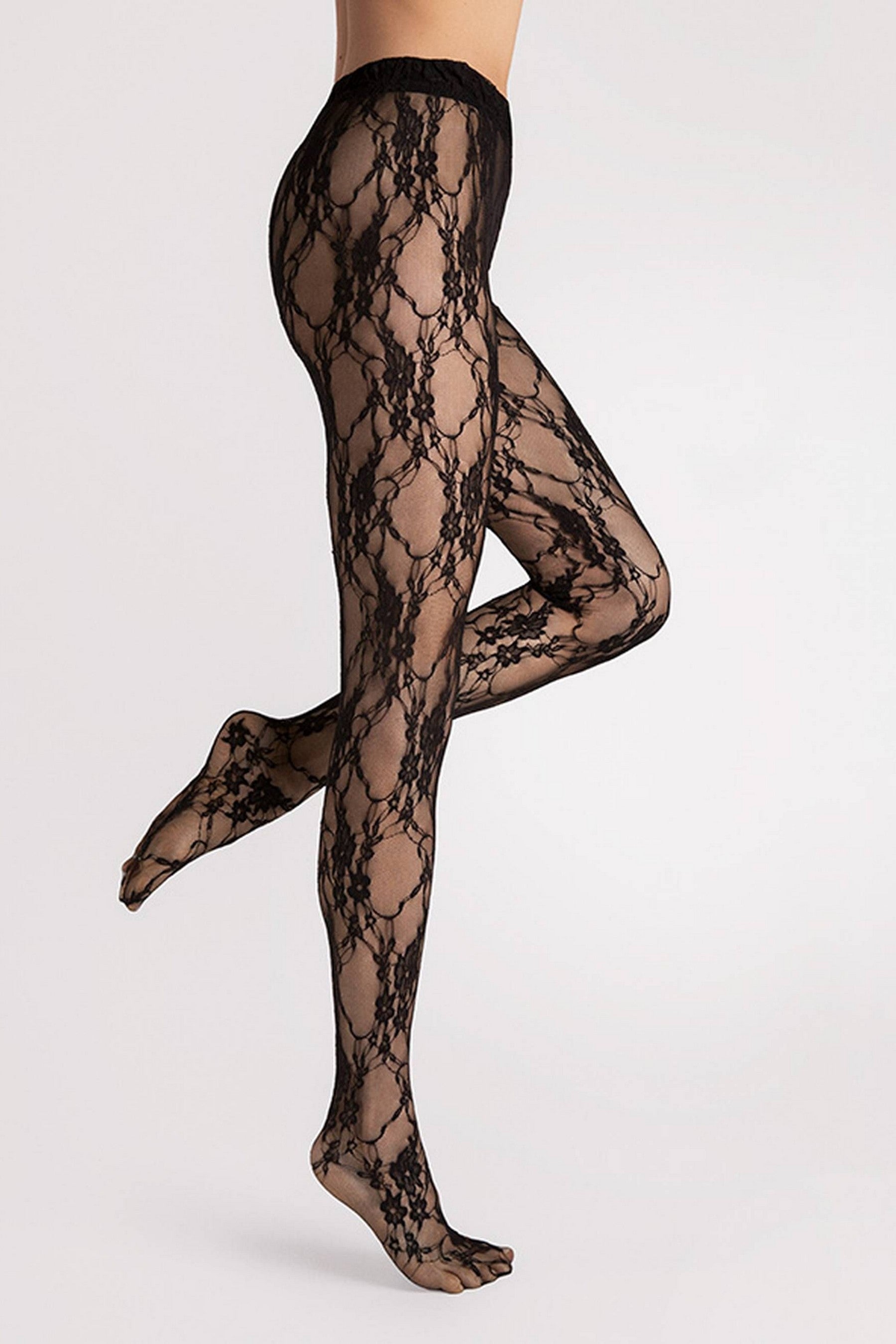 Кружевные колготки Donatella I5000