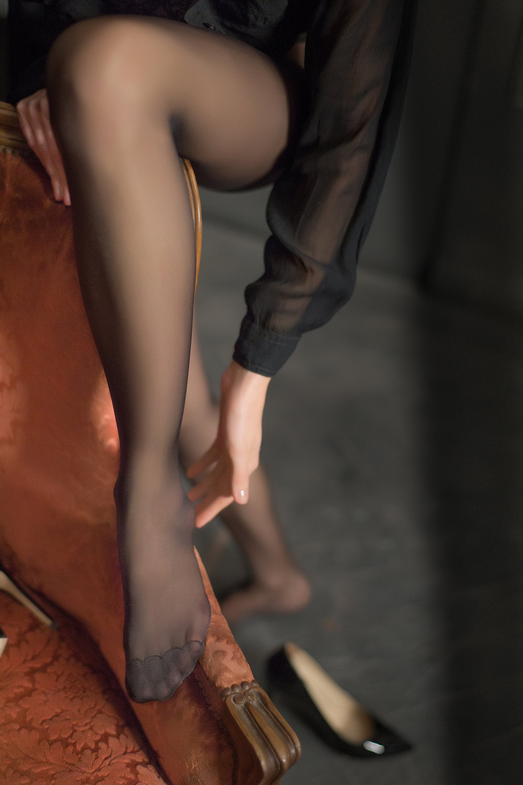 Колготки с кружевным поясом 2620 Эскиз 26 20d