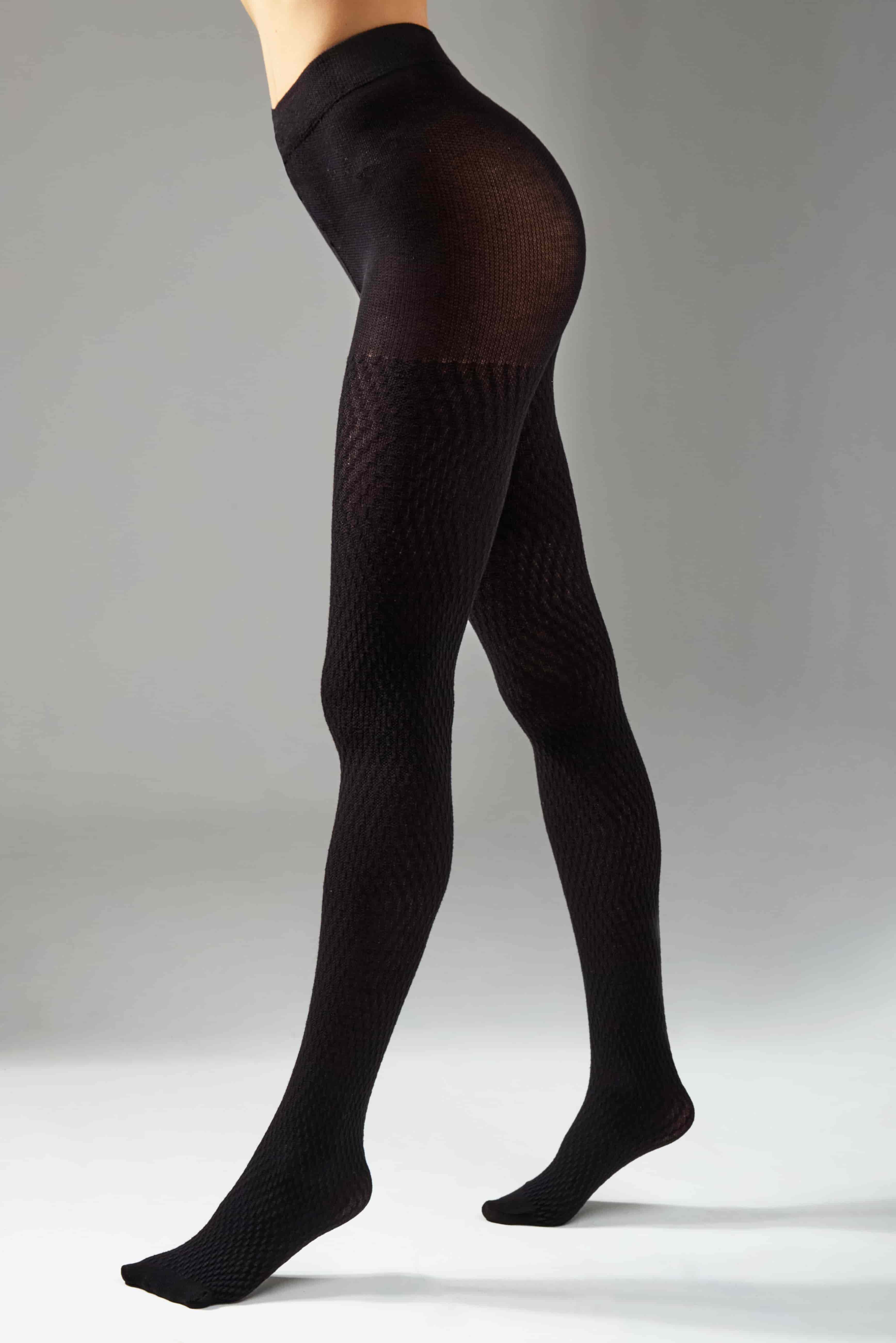 Хлопковые ажурные колготки L1945 Trattini Cotone