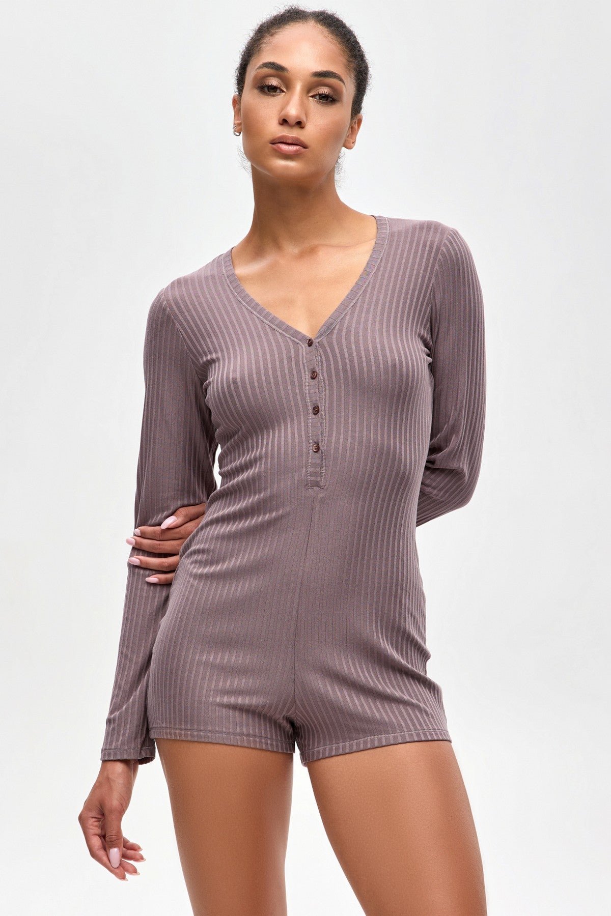 Домашний комбинезон в рубчик 1578/46044