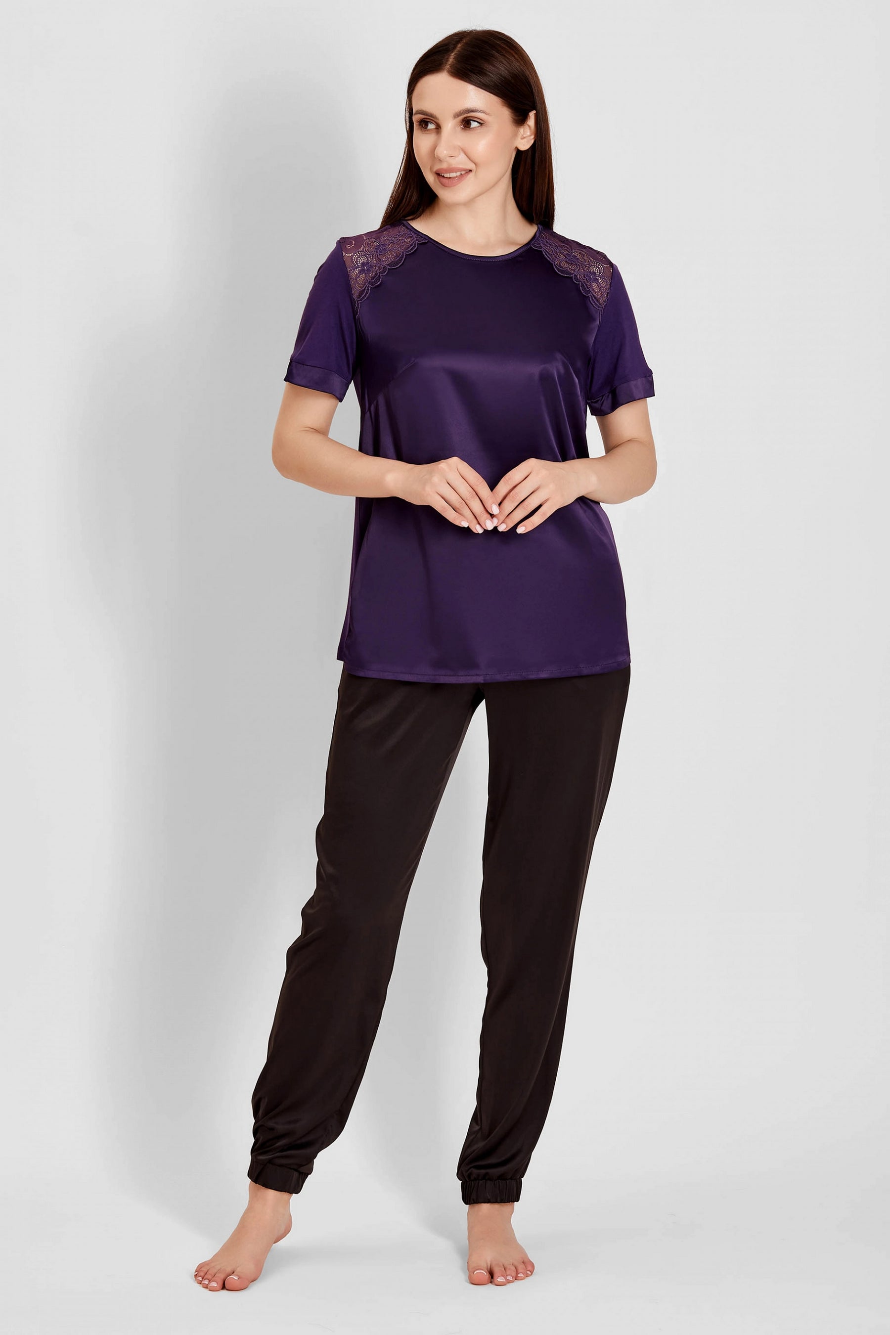 Домашний комплект 7027-6228-2/6225 01/70 black/violet