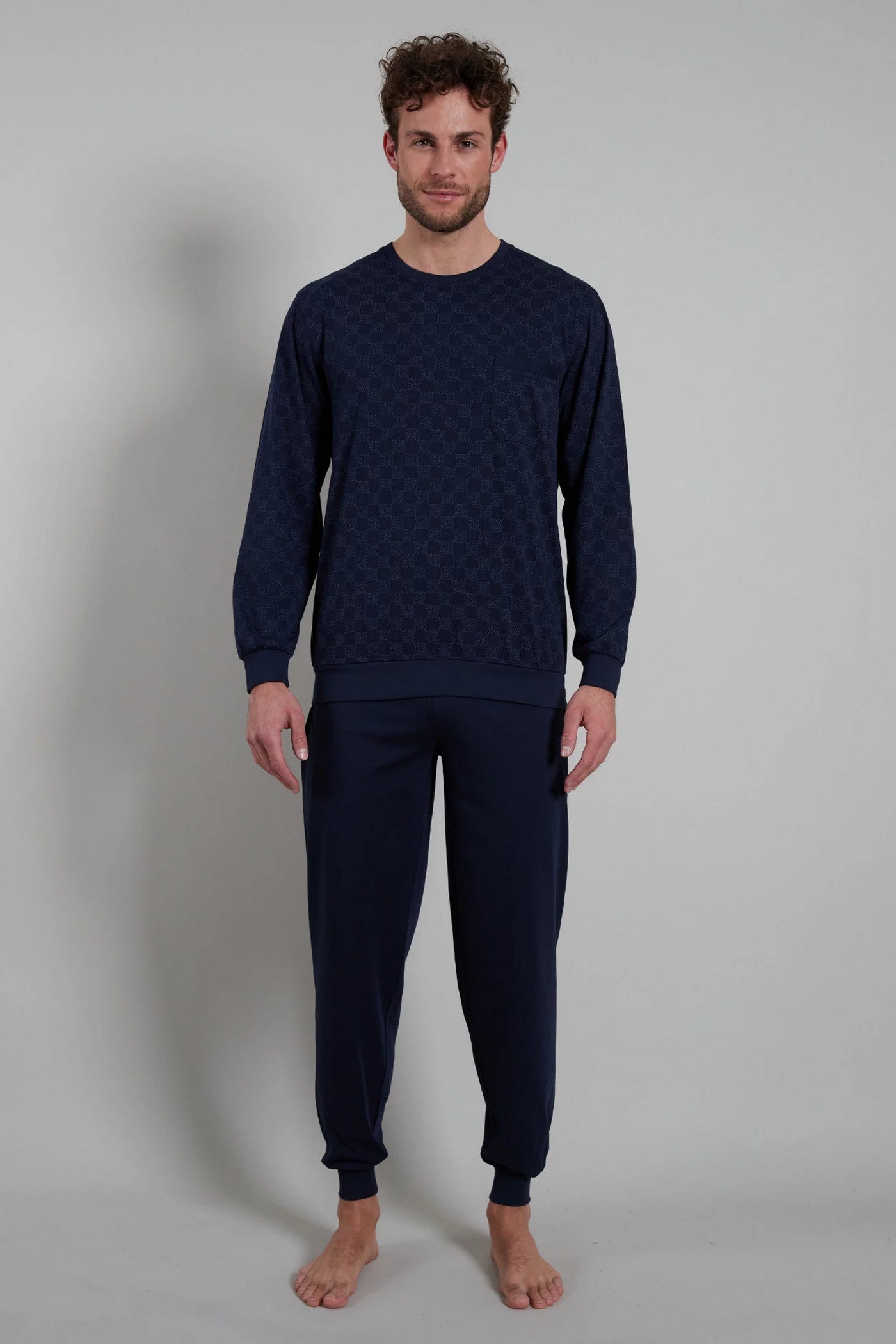 Мужской пижамный костюм 56100 NOS Night 665