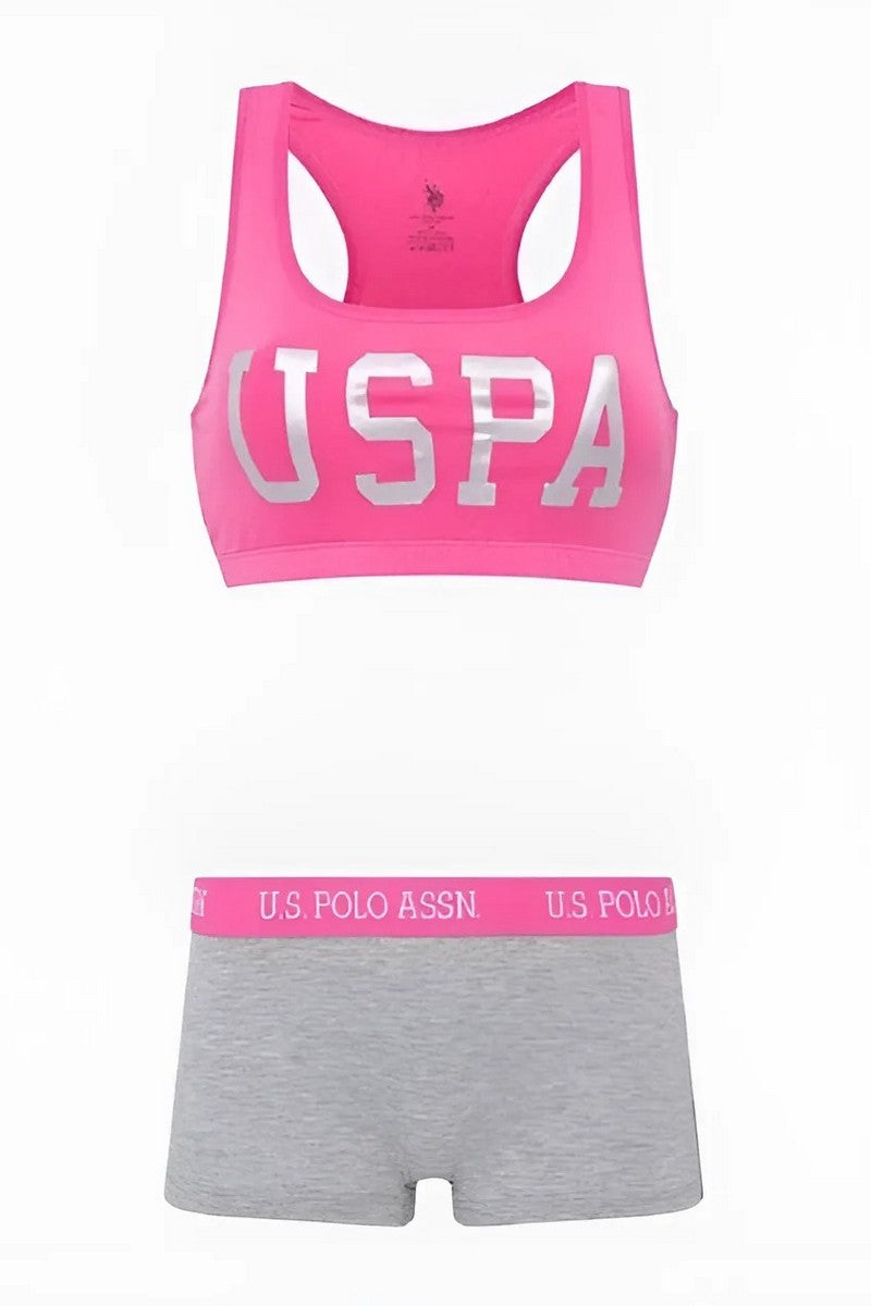 Бавовняний комплект з шортами 66264 fuchsia