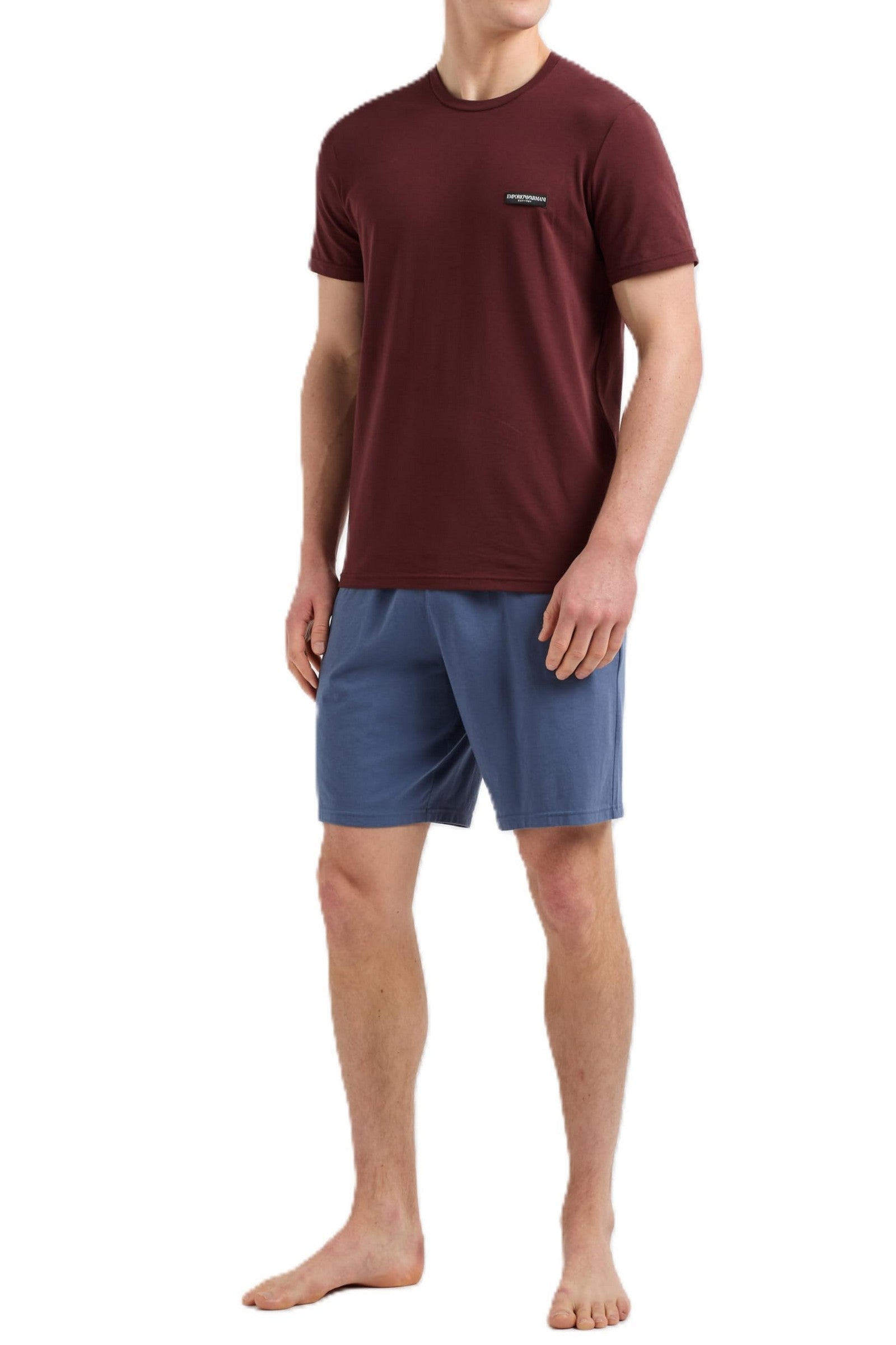 Чоловічий домашній комплект 49498560 blue/brown Emporio Armani
