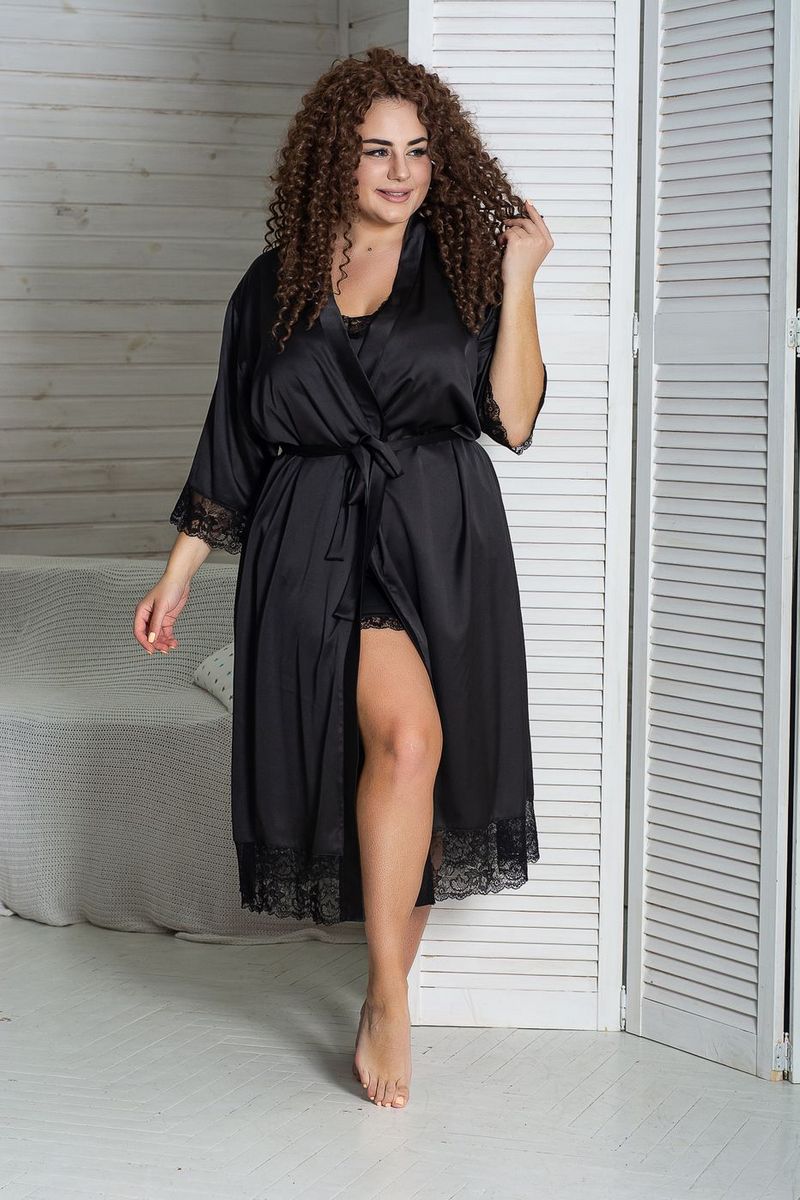 Комплект для дому з мереживом К1040п black