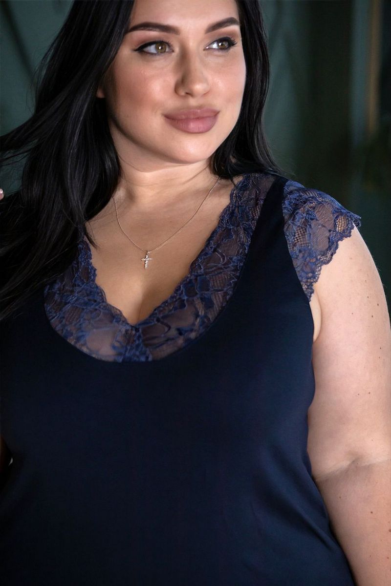 Комплект для дома с кружевом К1110н blue