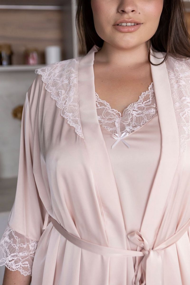 Комплект для дома с кружевом К930н mocco