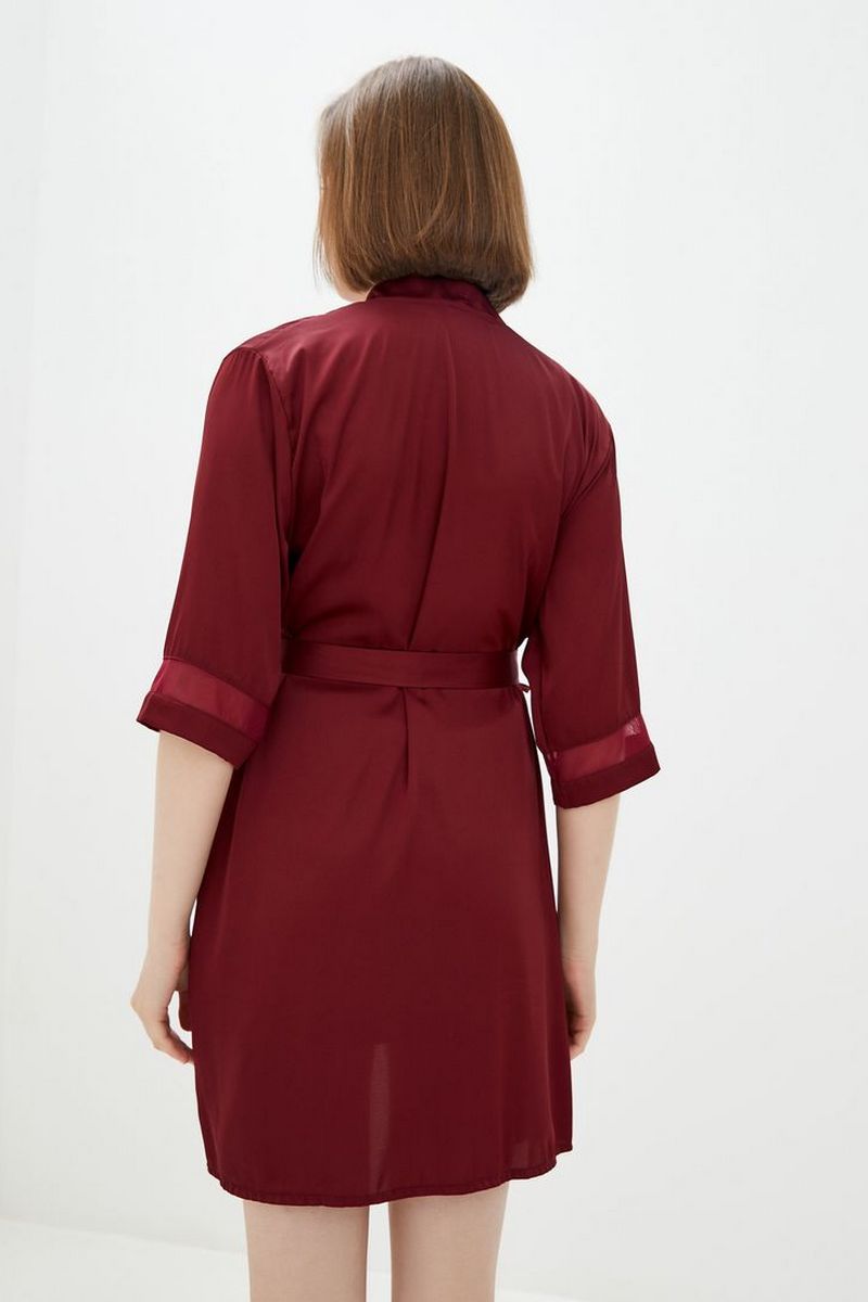 Комплект для дому з піжамою Кб1090п bordo