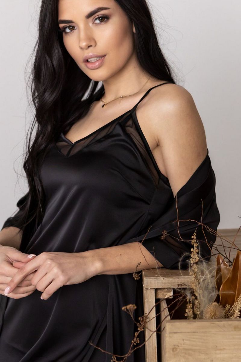 Комплект для дому з піжамою Кx1090п black