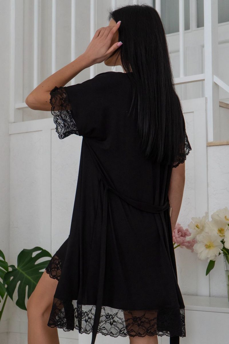 Комплект для дома из вискозы Кч1210Н black