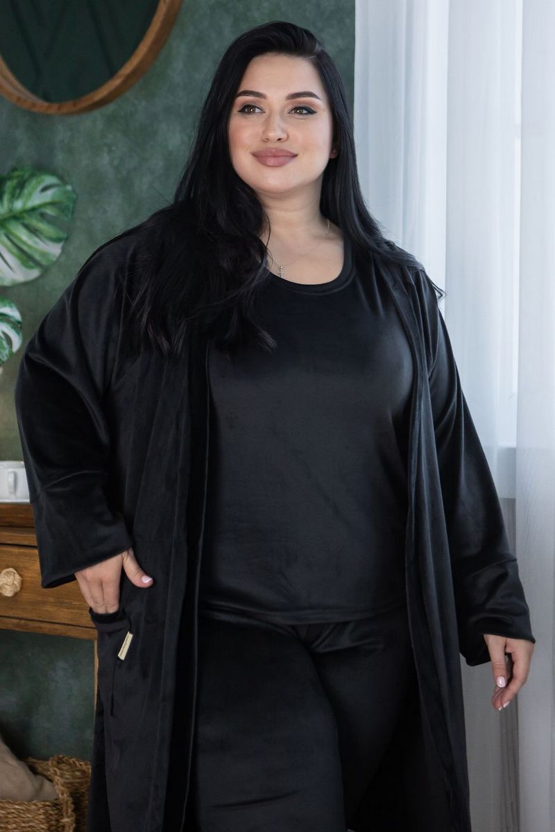 Велюровый комплект для дома Кч1580 black