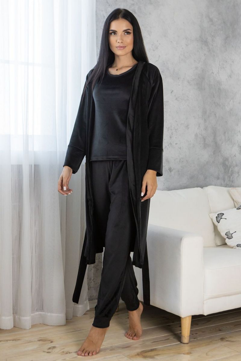 Велюровый комплект для дома Кч1580 black